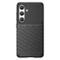 Miniatyrbild 2 av 6: Samsung Galaxy S24 Skal Twill Textur Svart