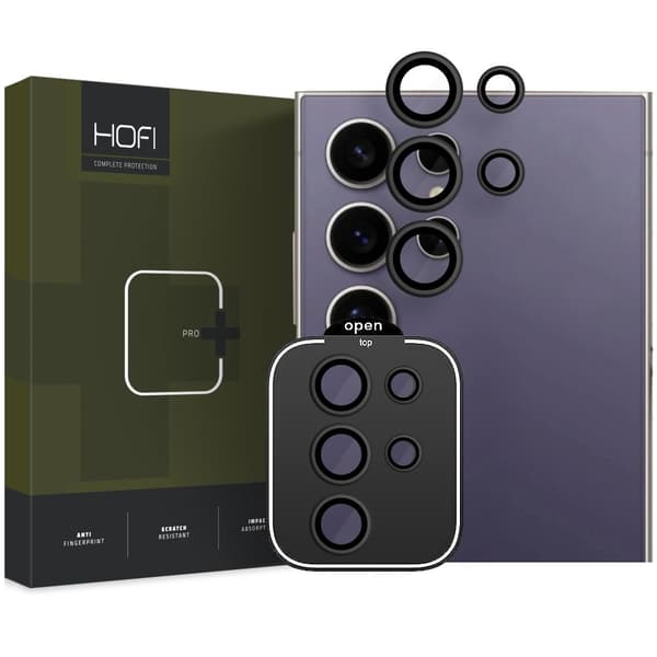HOFI Galaxy S24 Ultra Linsskydd CamRing Pro+ Svart