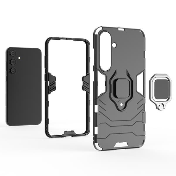 Samsung Galaxy S24 Plus Skal Ring Hybrid Armor Navy Blue