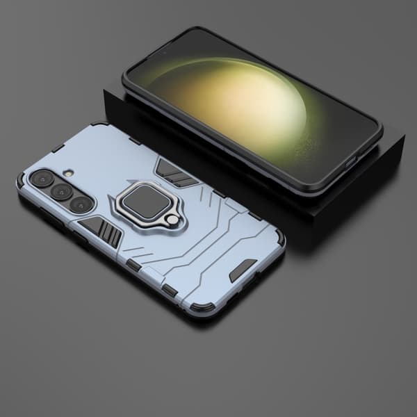 Samsung Galaxy S24 Plus Skal Ring Hybrid Armor Navy Blue