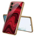 Miniatyrbild 1 av 5: GKK Galaxy S24 Skal Härdat Glas Electroplate Peaco