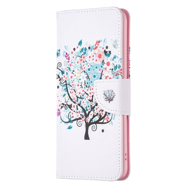 Samsung Galaxy S24 Fodral Med Tryck Blommigt Träd