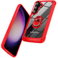 Miniatyrbild 2 av 6: Samsung Galaxy S24 Skal Shockproof Ring Hybrid Röd