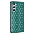 Miniatyrbild 6 av 6: Samsung Galaxy S24 Fodral Diamond Flip Läder Grön