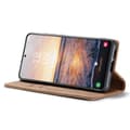 Miniatyrbild 3 av 6: CASEME Galaxy S24 Fodral Flip Retro Läder Brun