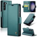 Miniatyrbild 1 av 6: CASEME Galaxy S24 Fodral RFID Slim Läder Grön