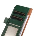 Miniatyrbild 5 av 6: KHAZNEH Galaxy S24 Fodral Äkta Läder RFID Grön