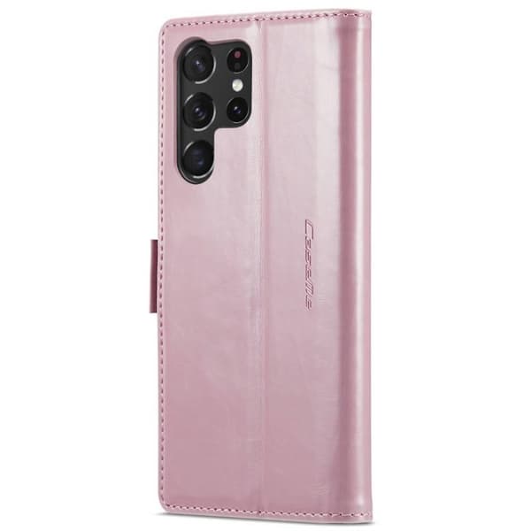 CaseMe Lommebok 2-kort Samsung Galaxy S24 Ultra - Lyserosa