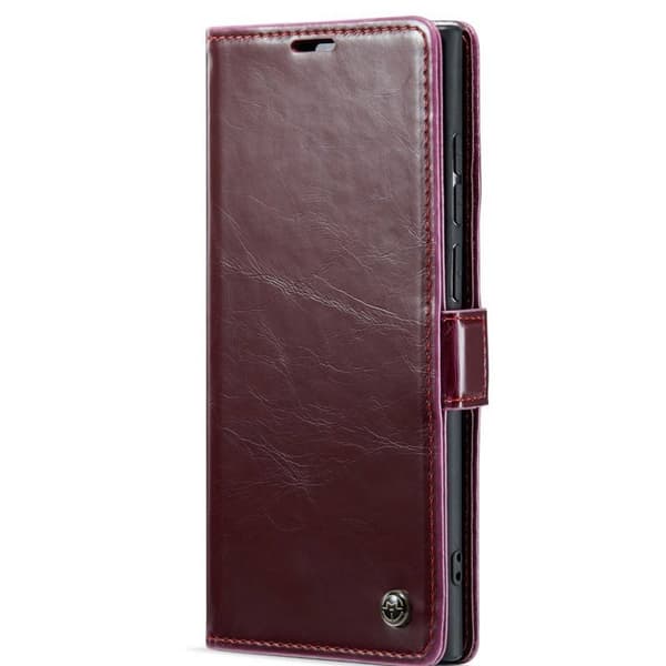 CaseMe Wallet 2-kort Samsung Galaxy S24 Ultra - Vinrød