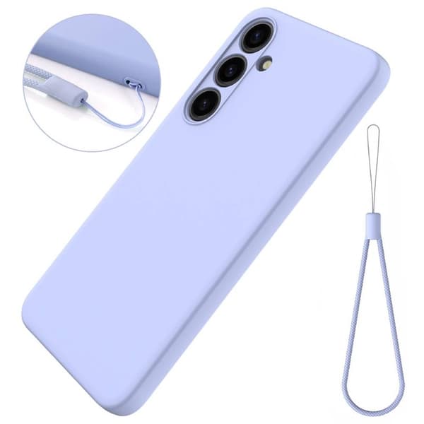 Liquid silikone cover Samsung Galaxy S24 Plus - Lavendel