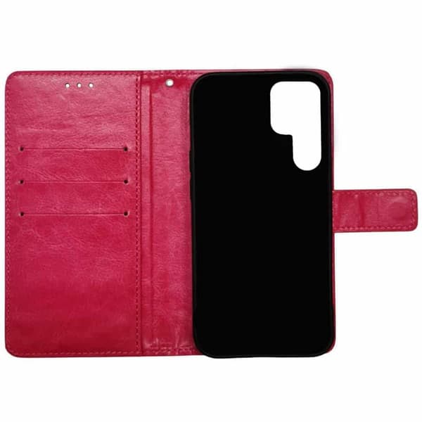 Wallet cover 3-kort Samsung Galaxy S24 Ultra - Lyserød