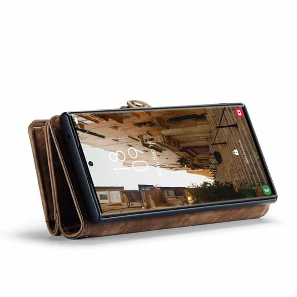 CaseMe mobilcover 008 8-kort Samsung Galaxy S24 Ultra - Brun