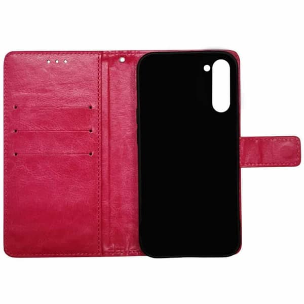 Wallet cover 3-kort Samsung Galaxy S24 Plus - Lyserød