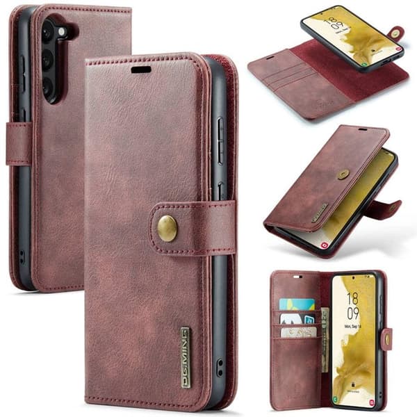 Wallet DG-Ming 2i1 Samsung Galaxy S24 Plus - Rød