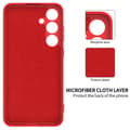 Miniatyrbild 3 av 3: Liquid silikon skal Samsung Galaxy S24 Plus - China Red