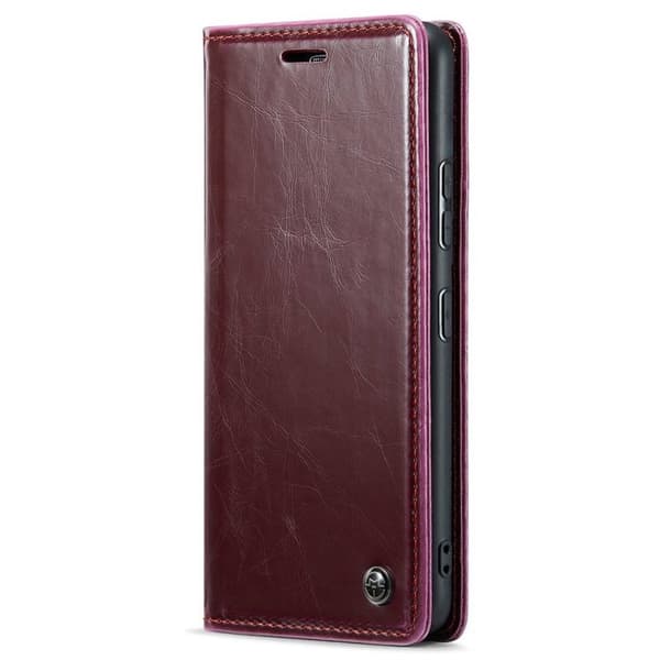 CaseMe Lompakkokotelo 2-kortti Samsung Galaxy S24 Plus - Viininpunainen