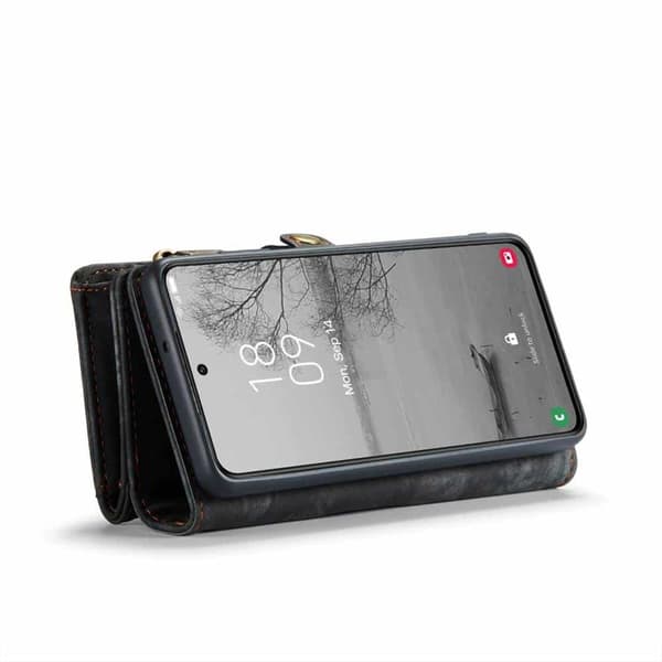 CaseMe puhelimenkotelo 008 8-kortti Samsung Galaxy S24 Plus - Musta/harmaa