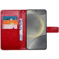 Miniatyrbillede 1 af 4: Wallet cover 3-kort Samsung Galaxy S24 - Rød