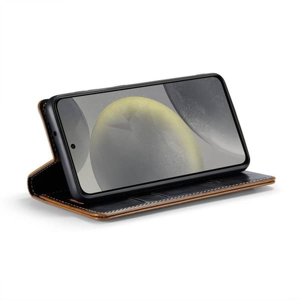 CaseMe mobilplånbok 2-kort Samsung Galaxy S24 - Brun