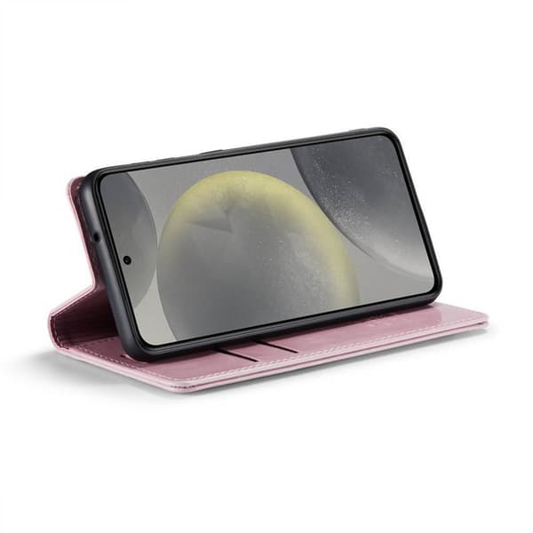 CaseMe Lompakkokotelo 2-kortti Samsung Galaxy S24 - Vaaleapinkki