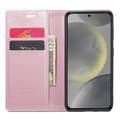Pikkukuva 1 / 4: CaseMe Lompakkokotelo 2-kortti Samsung Galaxy S24 - Vaaleapinkki
