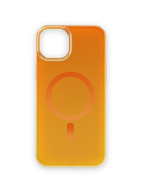 Clear Case MagSafe iPhone 15 Plus Orange Spritz