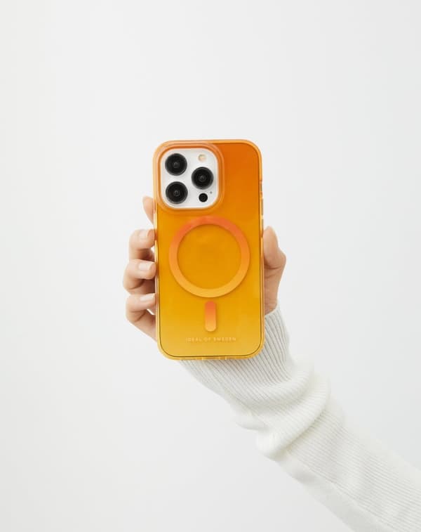 Clear Case MagSafe iPhone 15 Pro Max Orange Spritz