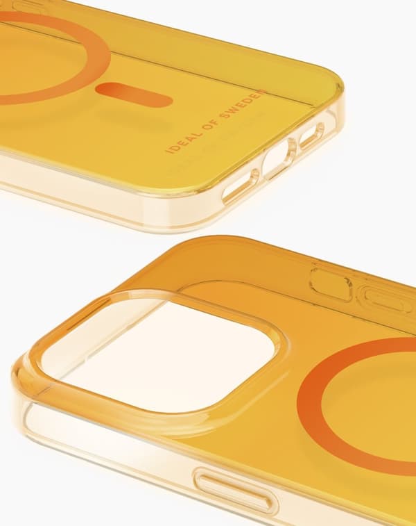 Clear Case MagSafe iPhone 15 Pro Max Orange Spritz