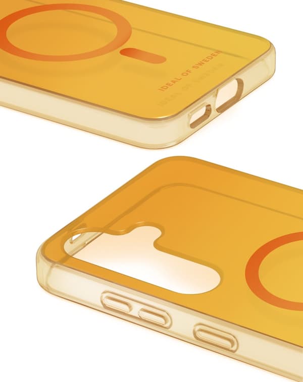 Clear Case MagSafe Galaxy S24 / S25 Orange Spritz