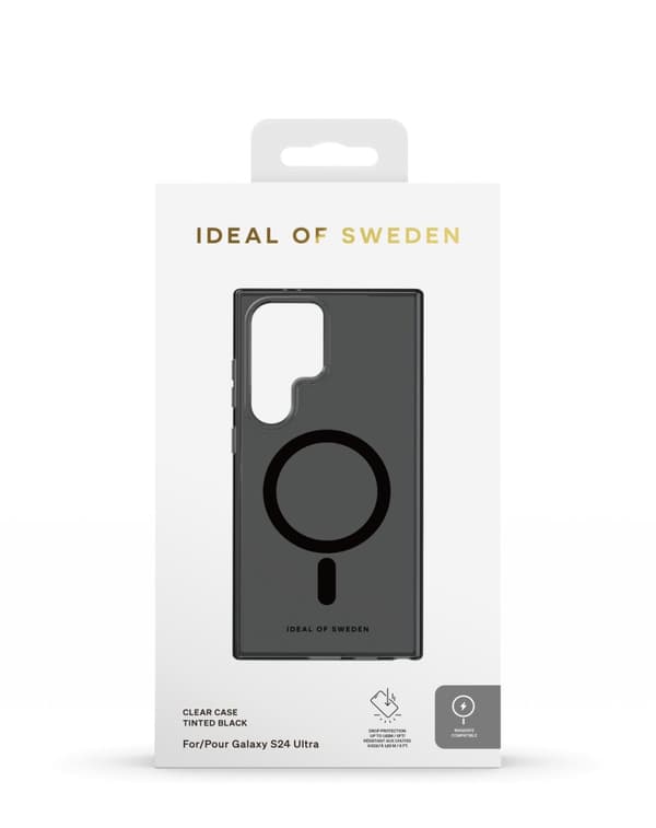 Clear Case MagSafe Galaxy S24 Ultra Tinted Black