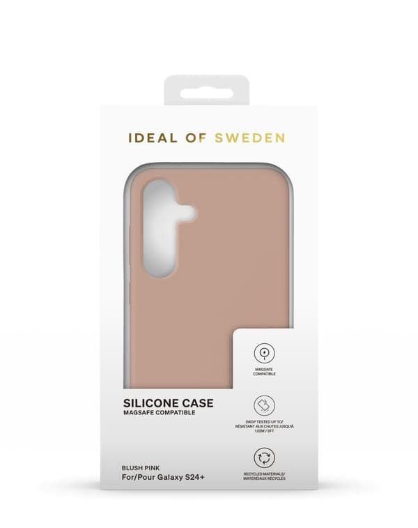 Silicone Case MagSafe Galaxy S24 Plus / S25 Plus Blush Pink