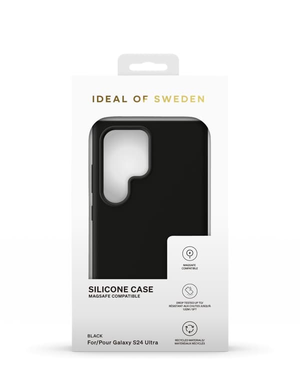 Silicone Case MagSafe Galaxy S24 Ultra Black