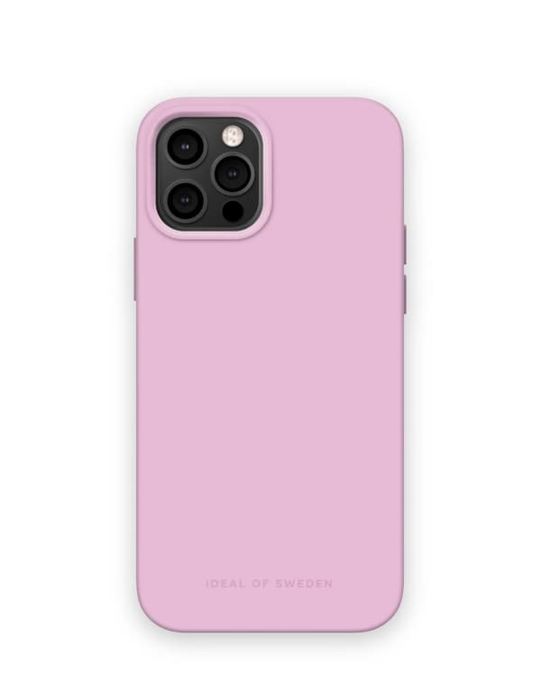 Silicone Case iPhone 12 / 12 Pro Bubblegum Pink