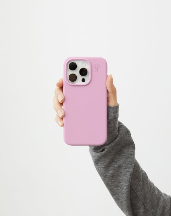Silicone Case iPhone 12 / 12 Pro Bubblegum Pink