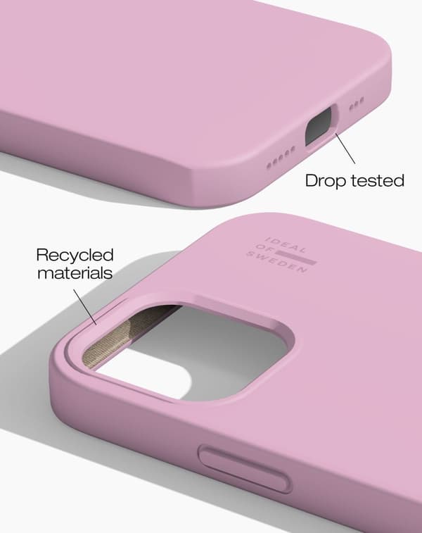 Silicone Case iPhone 12 / 12 Pro Bubblegum Pink