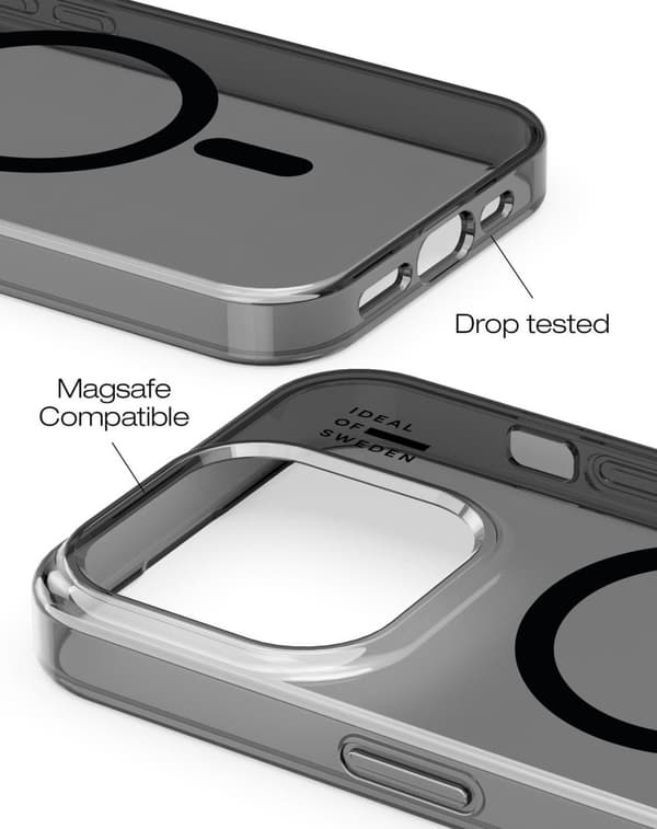 Clear Case MagSafe iPhone 15 Pro Tinted Black