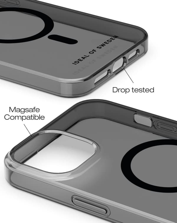 Clear Case MagSafe iPhone 15 Plus Tinted Black