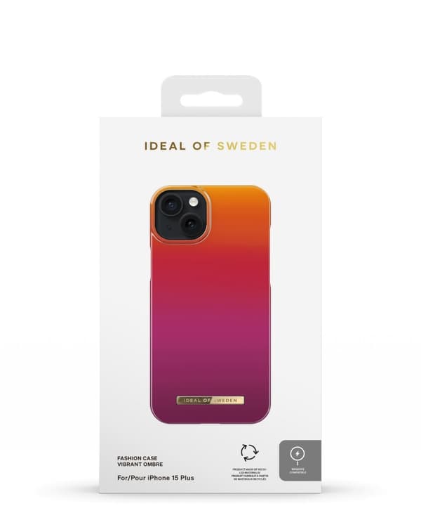 Printed Case MagSafe iPhone 15 Plus Vibrant Ombre