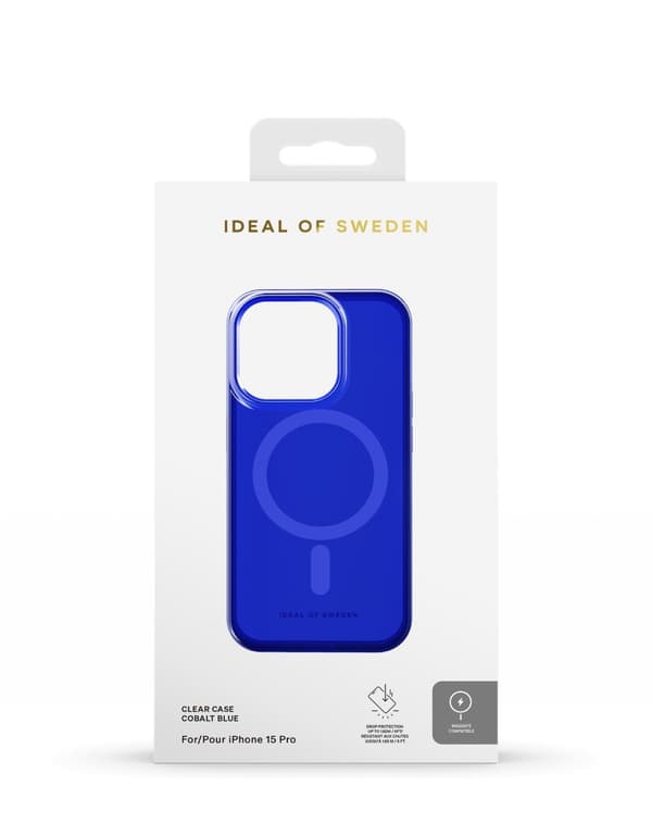 Clear Case MagSafe iPhone 15 Pro Cobalt Blue