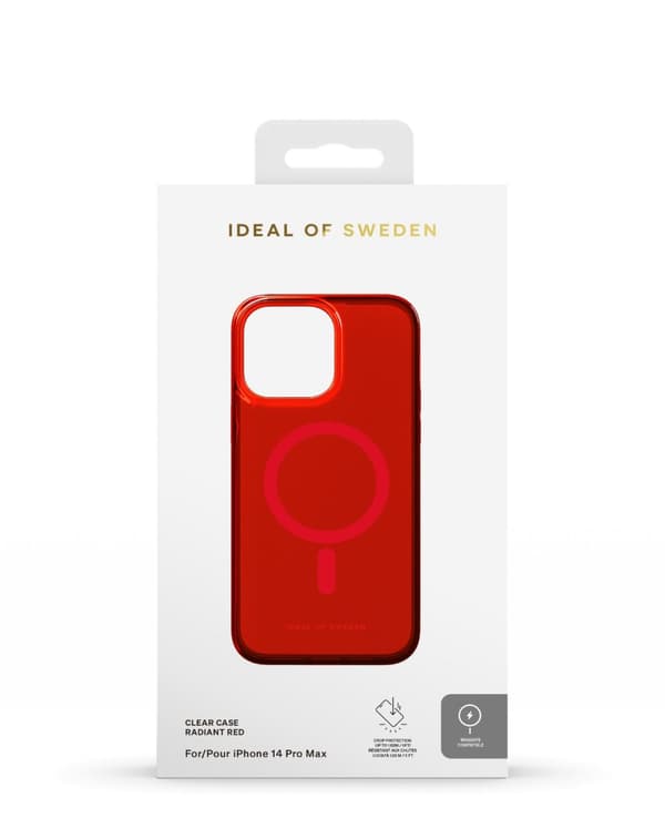 Clear Case MagSafe iPhone 14 Pro Max Radiant Red