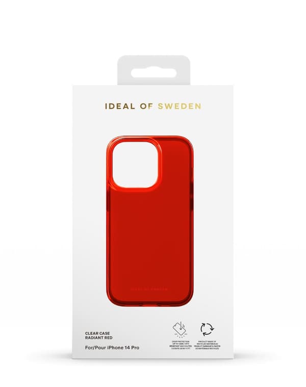 Clear Case iPhone 14 Pro Radiant Red