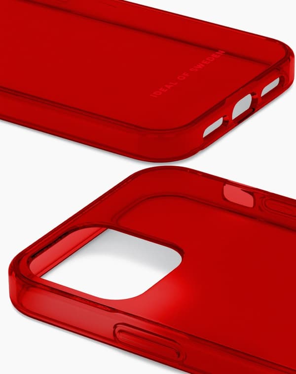 Clear Case iPhone 12 / 12 Pro Radiant Red