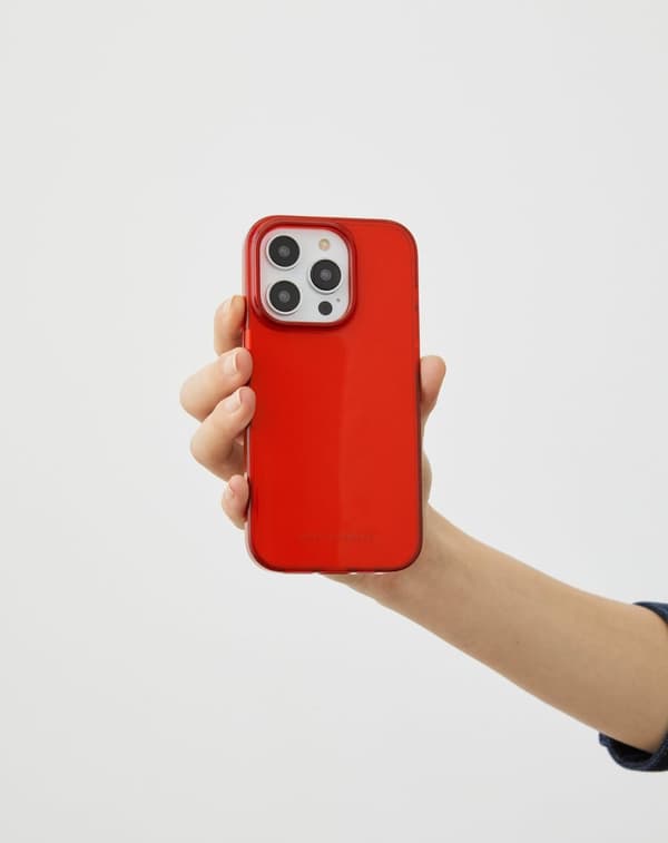 Clear Case iPhone 12 / 12 Pro Radiant Red