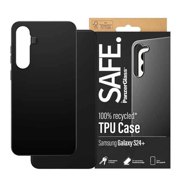 SAFE. by PanzerGlass Samsung Galaxy S24 Plus Kuori Soft TPU Case Musta