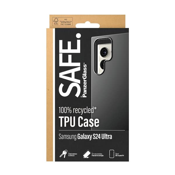 SAFE. by PanzerGlass Samsung Galaxy S24 Ultra Cover Soft TPU Case Sort
