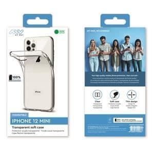 MYWAY Transparent mjukt fodral: iPhone 12 Mini