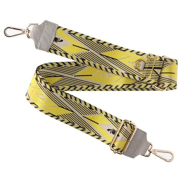 Telefonaxelrem - AVIZAR - Lagio Lemon Yellow Collection - Justerbar rem - Spännen i rostfritt stål