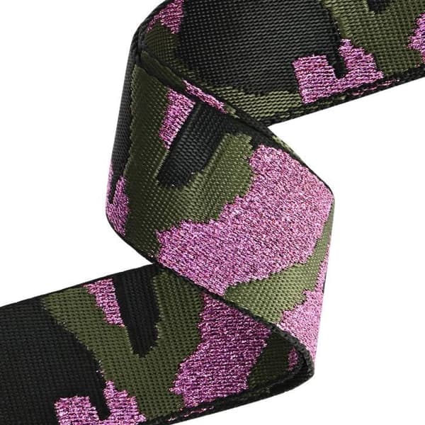 Telefonaccessoar - Axelrem - Glit Camo-mönster - Glittrande kamouflage - Svart - Unisex