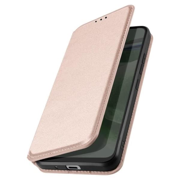 Fodral för Motorola Moto G7 Power Card Holder Support Video Rose gold
