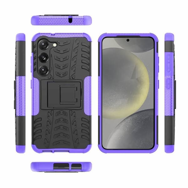 Stødbestandigt cover med stativ Samsung Galaxy S24 Plus - Lilla